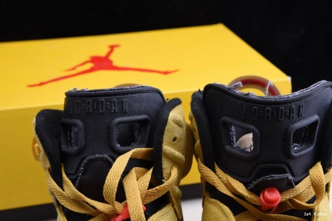 1st Kicks YELLOW CN1084-300 SCOTT AIR JORDAN 6 TRAVIS X 0809